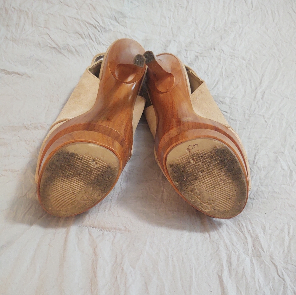 Jessica Simpson platform stilletos